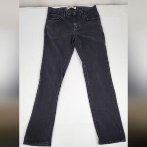 Levis 511 Slim Fit Stretch Black Denim Jeans. 29 × 31
